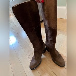 Nine West Brown Heeled Boots